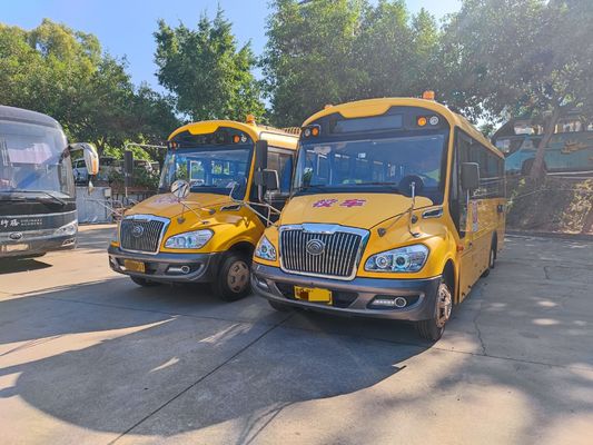 34 posti YuTong autobus scolastico di seconda mano Diesel con motore V6