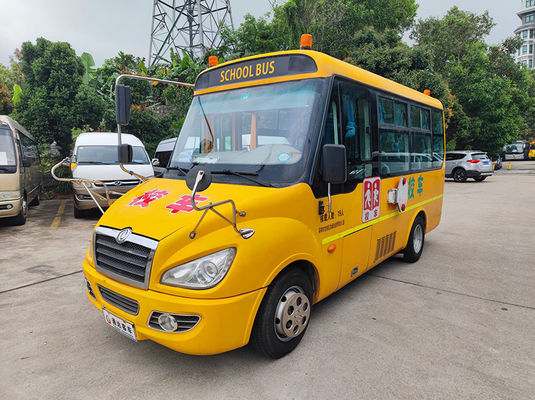 Autobus scolastici usati di Dongfeng 19 posti con standard di emissioni Euro 4 di carburante diesel