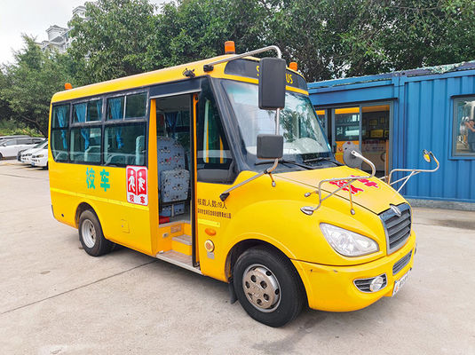 Autobus scolastici usati di Dongfeng 19 posti con standard di emissioni Euro 4 di carburante diesel