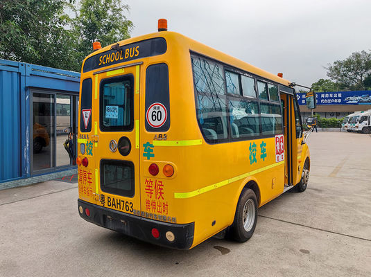 Autobus scolastici usati di Dongfeng 19 posti con standard di emissioni Euro 4 di carburante diesel