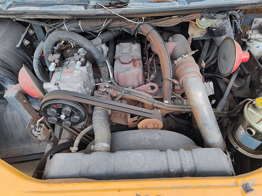 Diesel Euro 4 Autobus scolastico in pensione Dongfeng 56 posti Autobus scolastico giallo