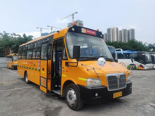 Shang Rao Autobus di seconda mano da 52 posti LHD Posizione di sterzo Diesel Autobus scolastici di prima proprietà