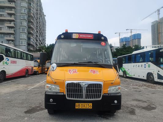 Shang Rao Autobus di seconda mano da 52 posti LHD Posizione di sterzo Diesel Autobus scolastici di prima proprietà