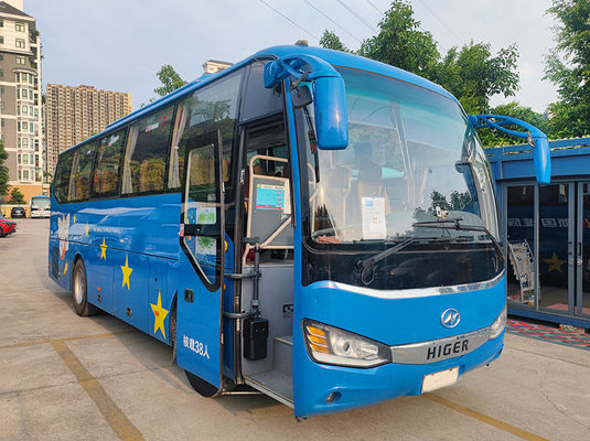Euro 5 LHD Autobus e pullman di seconda mano Yutong Diesel Used Coaster Bus 38 posti