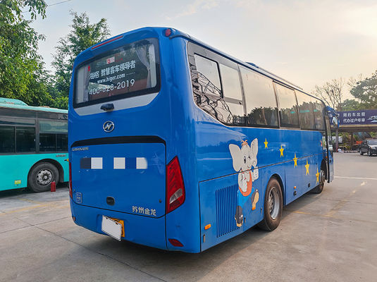 Euro 5 LHD Autobus e pullman di seconda mano Yutong Diesel Used Coaster Bus 38 posti