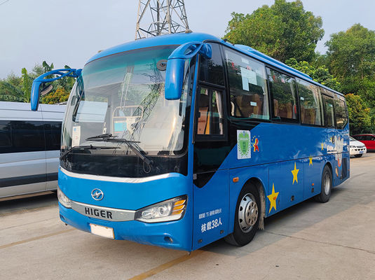 Euro 5 LHD Autobus e pullman di seconda mano Yutong Diesel Used Coaster Bus 38 posti