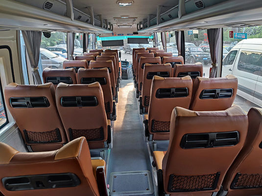 Euro 5 LHD Autobus e pullman di seconda mano Yutong Diesel Used Coaster Bus 38 posti