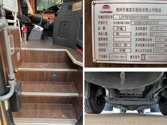2017 Yutong 46 posti autocarri di lusso usati Euro 5 a sinistra diesel