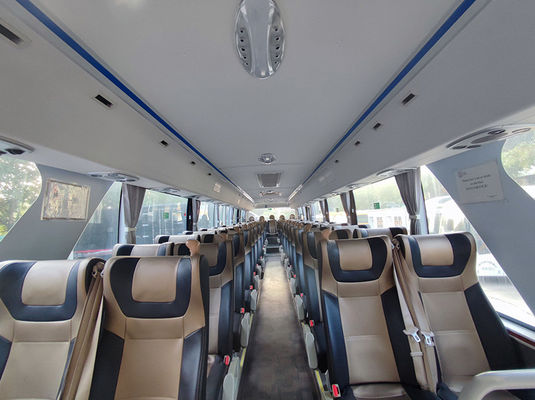 Luxury Pink Used Yutong Buses Euro 5 LHD Used Diesel Shuttle Bus in vendita