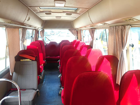 23 posti Toyota Coaster Autobus turistico di seconda mano con cambio manuale