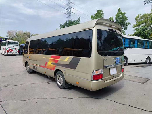 11 posti Toyota Coaster minibus di seconda mano con cambio manuale