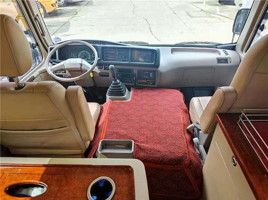11 posti Toyota Coaster minibus di seconda mano con cambio manuale