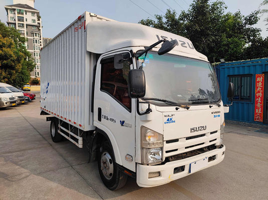Manuale bianco furgoni di carico pre-proprietari Diesel Isuzu furgoni di carico usati Box Truck