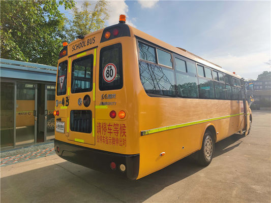 Autobus scolastici automatici gialli di proprietà 46 posti autocarro scolastico di seconda mano