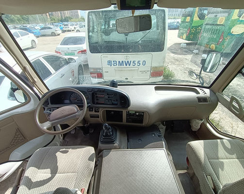Toyota Used Coaster Bus Euro 3 Standard di emissioni con posizione di sterzo LHD Motore a benzina