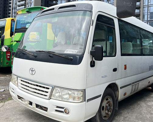 Toyota Used Coaster Bus Euro 3 Standard di emissioni con posizione di sterzo LHD Motore a benzina