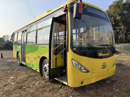 Autobus urbano elettrico usato nuovo shuchi nuova energia 62/31 posti autobus urbano LHD trasporto pubblico autobus cinese