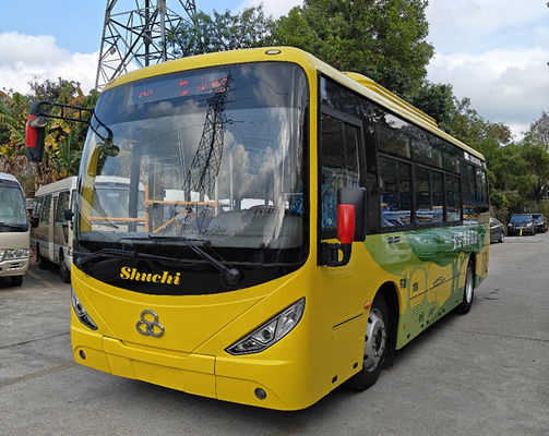 Autobus urbano elettrico usato nuovo shuchi nuova energia 62/31 posti autobus urbano LHD trasporto pubblico autobus cinese