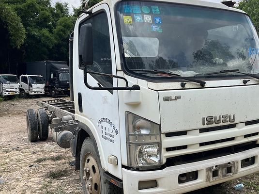 Isuzu camion usato camion 4KH1 Motore diesel Cargo Truck con 2 porte per il trasporto pesante