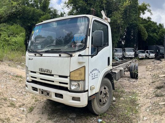Isuzu camion usato camion 4KH1 Motore diesel Cargo Truck con 2 porte per il trasporto pesante