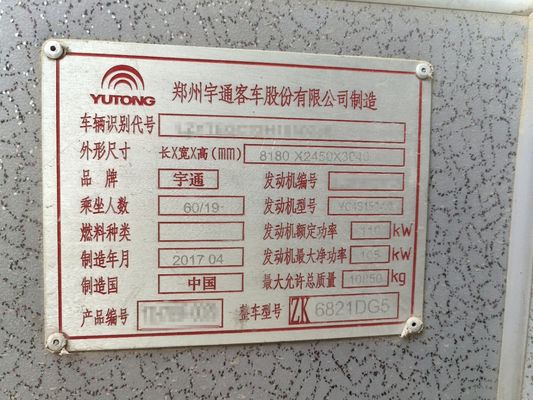 Autobus urbano diesel usato 8 metri LHD in Buone Condizioni Passeggeri 19 posti Velocità massima 69 km/h