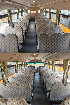 56 posti Autobus scolastico a motore diesel LHD KLQ6106XQE4 Uesd Made in China