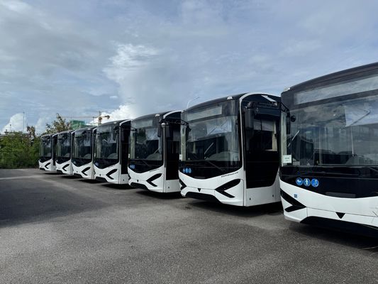 Autobus urbano Zonson elettrico da 12 m, 31 posti, guida a sinistra, con 2 porte passeggeri e 30 posti