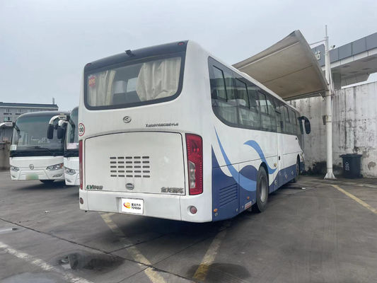 Autobus elettrico puro KING LONG bianco da 11 metri con 48 posti, equipaggiato con batterie CATL