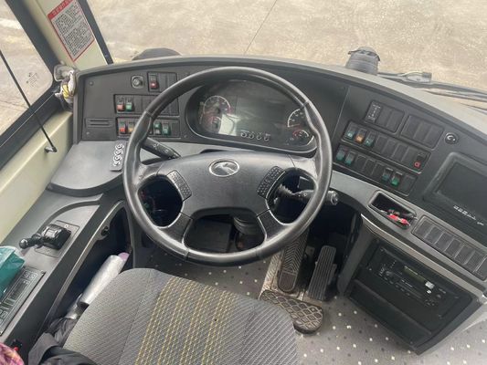 Autobus elettrico puro KING LONG bianco da 11 metri con 48 posti, equipaggiato con batterie CATL