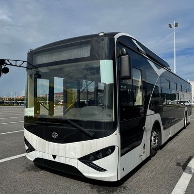 EV Zonson Segong-hand City Bus per 2 passeggeri porte ed esterno bianco
