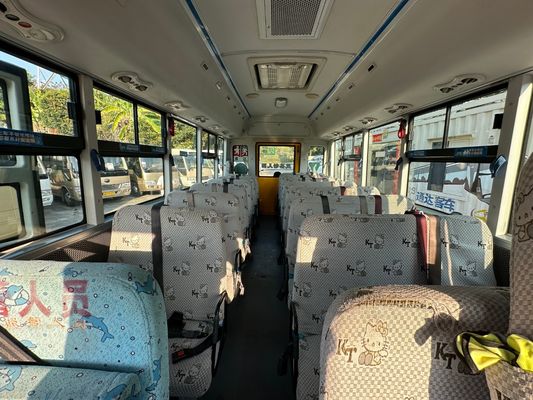 Autobus scolastico usato a 36 posti con motore diesel per bambini, prodotto in Cina, robusto e durevole