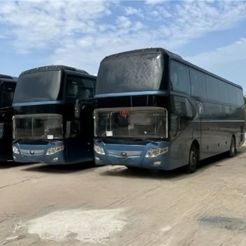 Autobus di seconda mano di un piano e mezzo da 57 a 59 posti, posizione di sterzo LHD.