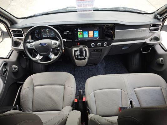 Minibus di seconda mano da 14 posti diesel Jiangling Transit CN-4 furgone con 145 km / h velocità massima