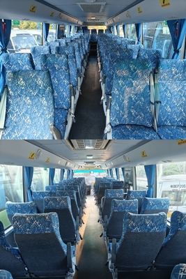 Autobus elettrico puro di seconda mano con motore elettrico di tipo 48 posti a sedere di Golden Dragon nel 2018 con pista posteriore del 1860