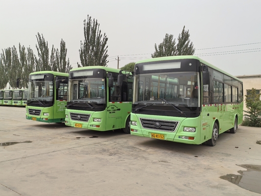 Autobus usato Yuchai con motore anteriore da 19/60 posti, cilindrata 3767 ml per un trasporto agevole