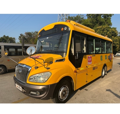 Autobus scolastico diesel giallo di seconda mano numero 36, standard nazionale IV di emissioni, Made in China